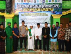 Polres Magetan Gandeng Perguruan Silat Jaga Kondusifitas Pemilu 2024