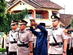 Kapolres Muba Pimpin Langsung Sertijab Dua Kapolsek Baru