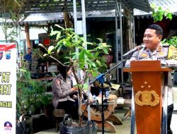 Kapolres Ngawi Pimpin Jumat Curhat Bersama Satpam dan Polhut di Alas Caffe