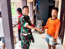 Komsos Untuk Meningkatkan Kemanunggalan TNI Dengan Rakyat di Lakukan Oleh Danramil 11/Belik