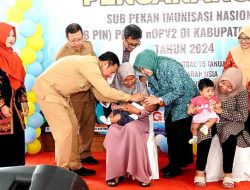 Seluruh Anak di Kabupaten Lamongan Terima Sub PIN Polio