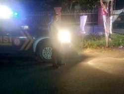 Anggota Polsek Kedungpring Melaksanakan Patroli Blue Light Pada Jam Rawan Antisipasi Kejahatan Jalanan