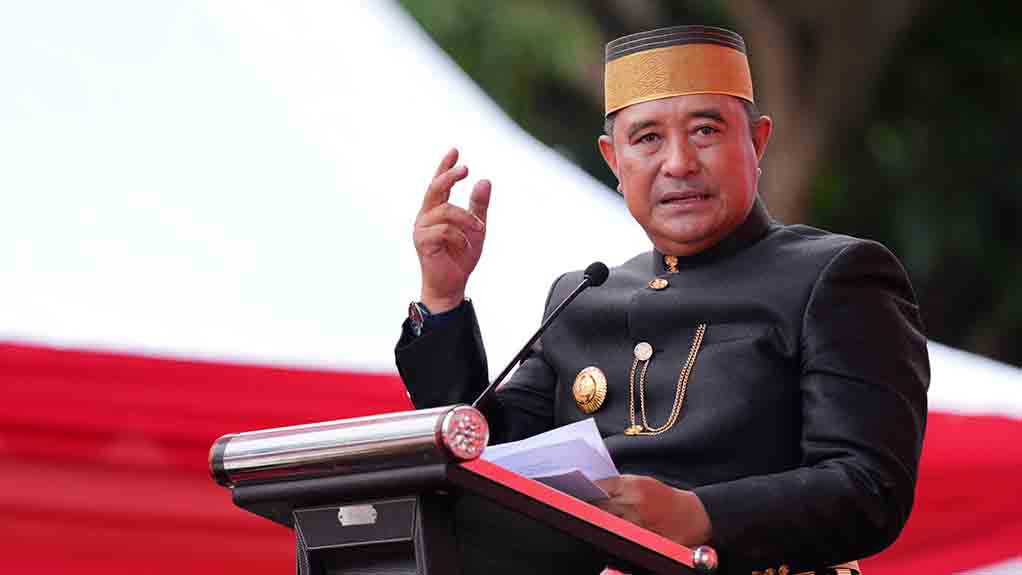 Hadiri Hut Takalar Ke 64 Pj Gubernur Sulsel Didampingi Sofha Marwah