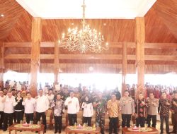 Kapolres Kediri Hadiri Penyerahan Sertipikat Aset Pemkab Kediri, BMN dan Wakaf Tanah Menteri Agraria