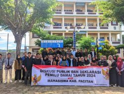 Mahasiswa Pacitan Gelar Deklarasi Tolak Politisasi Kampus Jelang Pemilu 2024