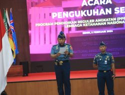 Plt. Gubernur Lemhannas RI Resmi Kukuhkan Pengurus Senat PPRA 66