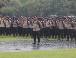 Kapolda Jatim Berangkatkan 1.013 Personel Amankan Pemilu 2024