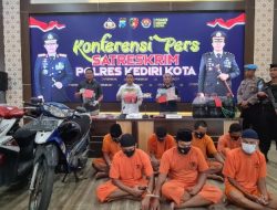 Periode Januari 2024, Polres Kediri Kota Berhasil Ungkap 8 Kasus, Diantaranya Curanmor