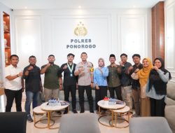 Cooling System, Kapolres Ponorogo Silaturahmi dengan PC PMII Pasca Pungut Suara Pemilu 2024