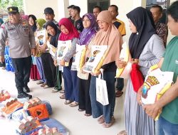 Polri Peduli, Polres Tulungagung Berikan Bantuan Untuk Warga Desa Tanggung yang Terdampak Bencana Alam