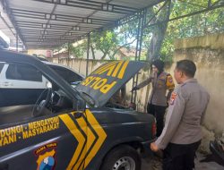 Sidak Polsek Pagu, Wakapolres Kediri Cek Kesiapsiagaan Anggota