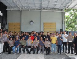 Rangkul Media Wujudkan Kamtibmas Pasca Pemilu 2024 Polres Lamongan Gelar Piramida
