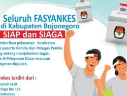 Dinkes Bojonegoro Siapkan Layanan Kesehatan 24 Jam Jelang Pemilu Serentak
