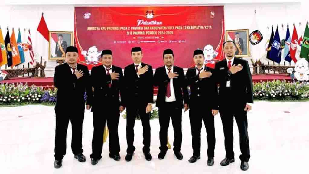 Kpu Ri Lantik Lima Komisioner Kabupaten Jeneponto Periode 2024 2029