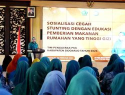 Ketua TP.PKK Kabupaten Sidoarjo : Cegah Stunting Ibu Pemegang Peranan Luar Biasa