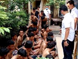 Ratusan Pendekar Diamankan Polres Lamongan, Bentrok Antar Perguruan Silat