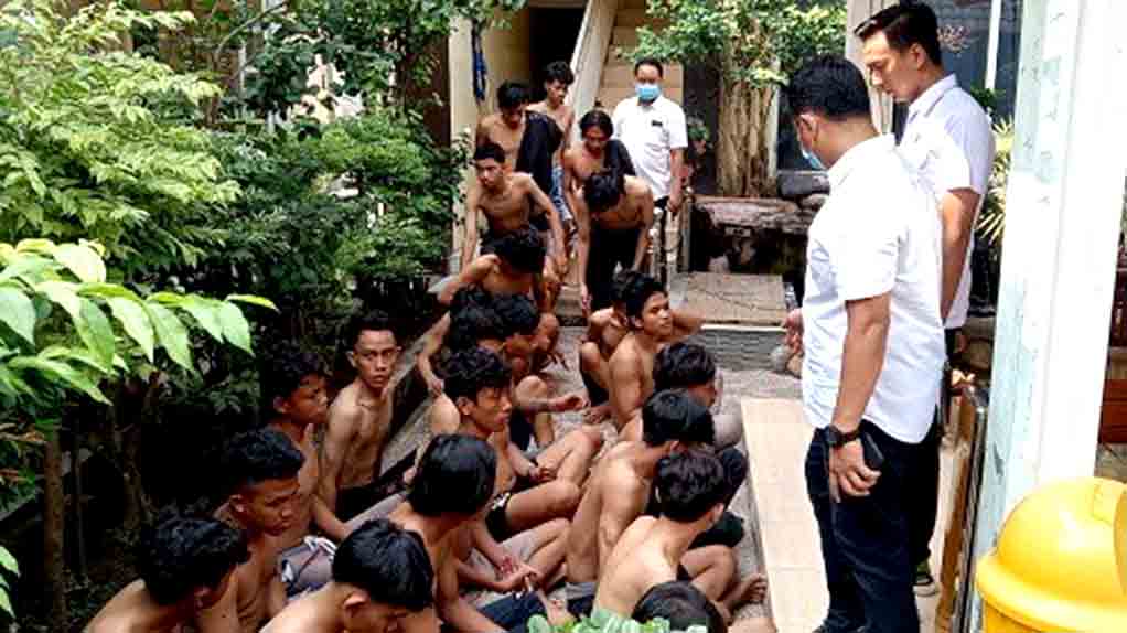 Ratusan Pendekar Diamankan Polres Lamongan, Bentrok Antar Perguruan Silat