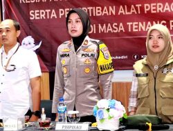 Wakapolres Kediri Hadiri Rakor Kesiapan Distribusi Logistik Pemilu 2024