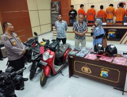 Polda Jatim Berhasil Ungkap Komplotan Curanmor 9 Tersangka Diamankan