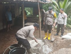 Polres Pacitan Peduli, Warga Penyandang Cacat Terima Bantuan Renovasi Dapur