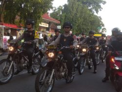 NGABUBU – RIDE SHOW Of FORCE  PATROL ” Polres Kediri Kota Ciptakan Rasa Aman Jelang Berbuka Puasa