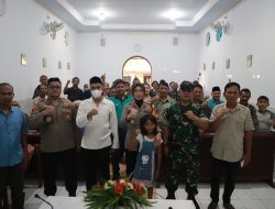 Pererat Silaturahmi Dengan Masyarakat, Polres Kediri Gelar Minggu Kasih di Gereja Santo Andreas Kunjang