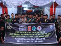 Pelihara Harmonisasi, Polres Ngawi Buka Puasa Bersama Perguruan Pencak Silat
