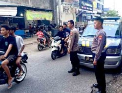 Jelang Buka Puasa Polsek Babat Lakukan Giat Patroli Ngabuburit