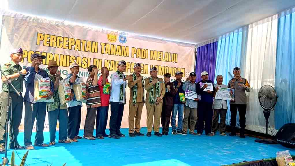 Kementerian Pertanian Lakukan Sosialisasi Sistem Pompanisasi Penanaman Padi Di Lamongan