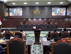 Mahkamah Konstitusi Gelar Sidang Sengketa Pilpres 2024