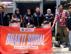 Jelang Ramadhan BEM Unisla gelar Bakti Sosial di Dua Desa Kecamatan Lamongan