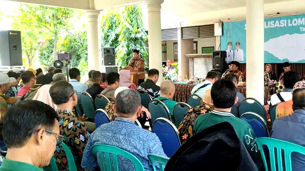 Pemkab Sidoarjo Menggelar Sosialisasi Lomba R.t Di Kecamatan Tulangan 1