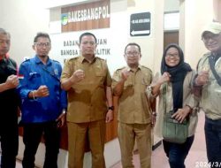 Persatuan jurnalis Indonesia (PJI) audensi dengan Bakesbangpol kabupaten Kediri