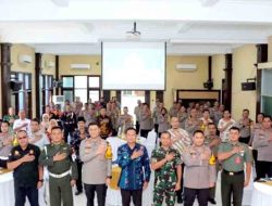 Rakoor Lintas Sektoral Ops Ketupat Semeru 2024 Polres Lamongan
