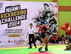 Ratusan Petarung Tanding Di Ngawi Kickboxing Challenge 2024