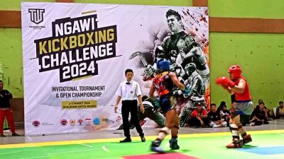 Ratusan Petarung Tanding Di Ngawi Kickboxing Challenge 2024