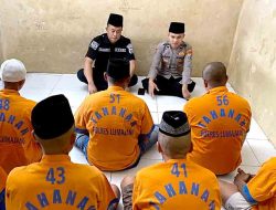 Selama Ramadhan, Polisi Berikan Bimbingan Rohani kepada Tahanan Polres Lumajang