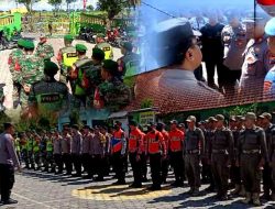 Apel Gabungan TNI POLRI & Elemen Masyarakat Dalam Rangka Pengamanan Pengajian Gus Iqdam di Desa Gelang Tulangan Sidoarjo