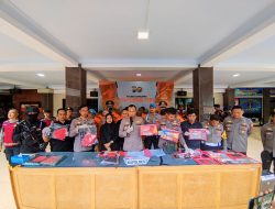 Operasi Pekat Semeru 2024 Polres Lumajang Berhasil Amankan Puluhan Tersangka