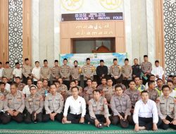 Polres Kediri Gelar Peringatan Nuzulul Qur’an dan Santunan Anak Yatim