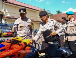 Jelang Lebaran, Kapolres Kediri Kota Cek Ranmor Dinas dan Almatsus Sat Samampta