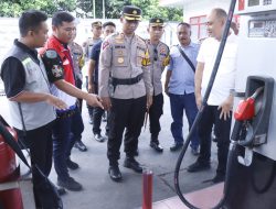 Polres Situbondo Sidak SPBU, Pastikan Stok dan Takaran BBM Aman Jelang Idul Fitri
