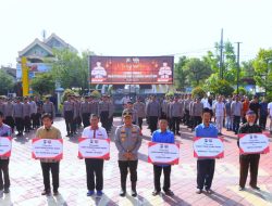Polres Ngawi Salurkan 2073 Paket Beras Zakat Fitrah 1445 H