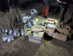 Jelang Lebaran Polres Bangkalan Berhasil Amankan Ribuan Petasan dan 2 Kwintal Bubuk Mercon