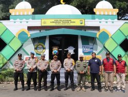 Kapolres Kediri Kota Bersama Karumkit Bhayangkara Tinjau Pos Pam dan Pos Yan Pastikan Kesehatan Personel