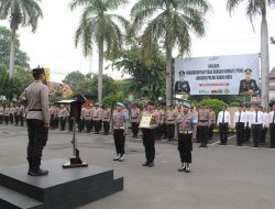 Pimpin Upacara PTDH, Kapolres Kediri Kota Berharap Ini Yang Terakhir dan Tidak Ada Lagi Pelanggaran
