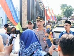 Mudik Ceria Penuh Makna, Kapolres Magetan dan Forkopimda Antar 350 Pemudik Balik Gratis ke Surabaya