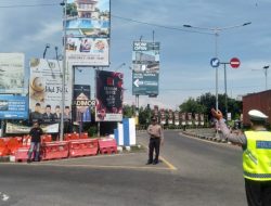 Polres Kediri Terus Pantau Arus Lalu Lintas Pasca Lebaran dan Libur Panjang