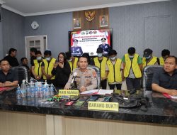 Polrestabes Surabaya Amankan 11 Orang di Jalan Kunti Diduga Pemain Narkoba