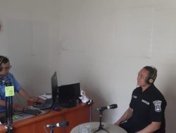 Talkshow di RRI Kediri, Polisi Sampaikan Kondisi Kamtibmas Pasca Lebaran